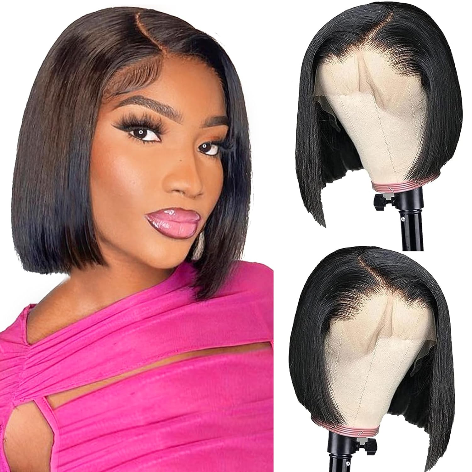 10 inch black bob