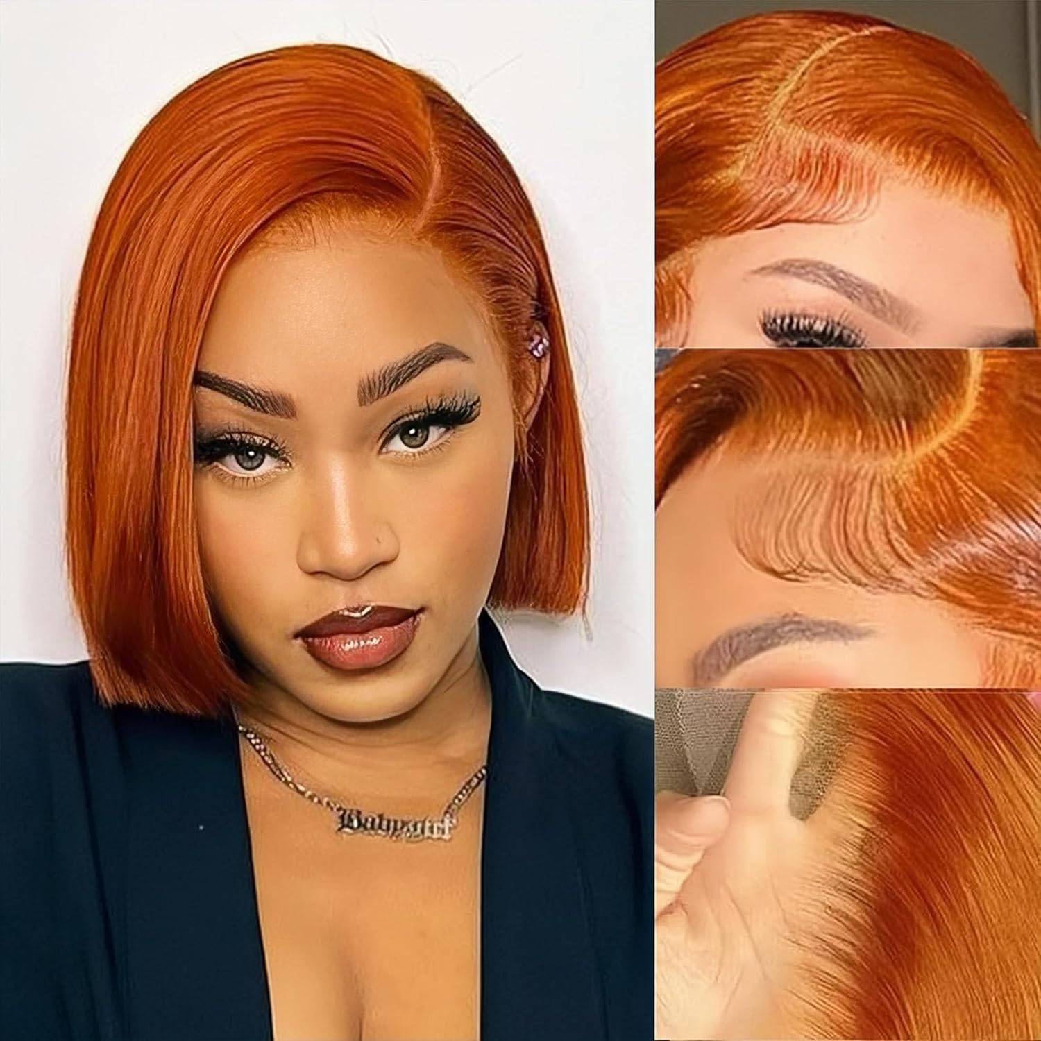 10 inch  ginger bob